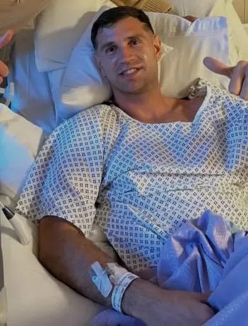Un subcampeón del mundo de la Selección Argentina visitó al Dibu Martínez tras su operación