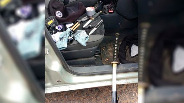 Kung Fu II: encapuchado y armado, otro samurái atemorizó Córdoba