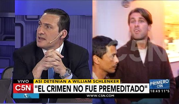 Detuvieron a William Schlenker por el asesinato de Gonzalo Acro