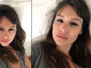 Pampita, desde la cama