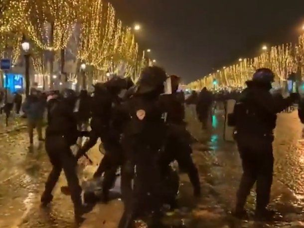 Francia: más de 200 detenidos tras incidentes por la derrota en la final del Mundial