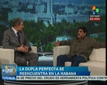 Maradona volvió a la TV y se lo dedicó a Rocío en su aniversario