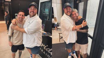 barassi cumplio su sueno: conocio a messi y de paul y lo conto con su clasico humor barassi cumplio su sueno: conocio a messi y de paul y lo conto con su clasico humor