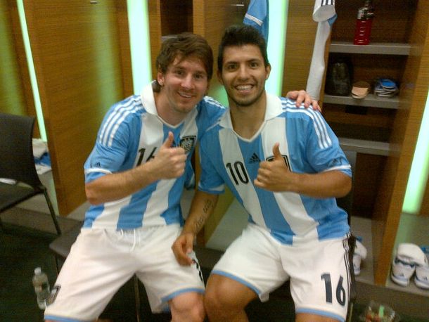 Messi y Agüero
