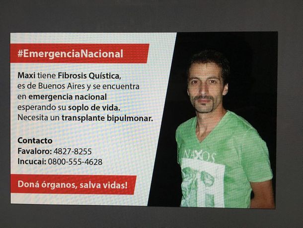 Emergencia nacional: tiene 38 años y necesita un trasplante bipulmonar