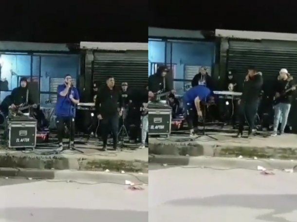 Corrientes: cantante recibió un disparo de aire comprimido en la frente durante un show en la calle