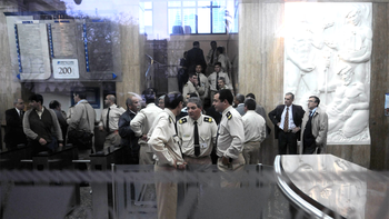 prefectura mantiene la protesta y se sumo gendarmeria prefectura mantiene la protesta y se sumo gendarmeria