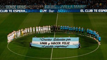 Así homenajearon los clubes de Primera a la Selección Argentina. Así homenajearon los clubes de Primera a la Selección Argentina.