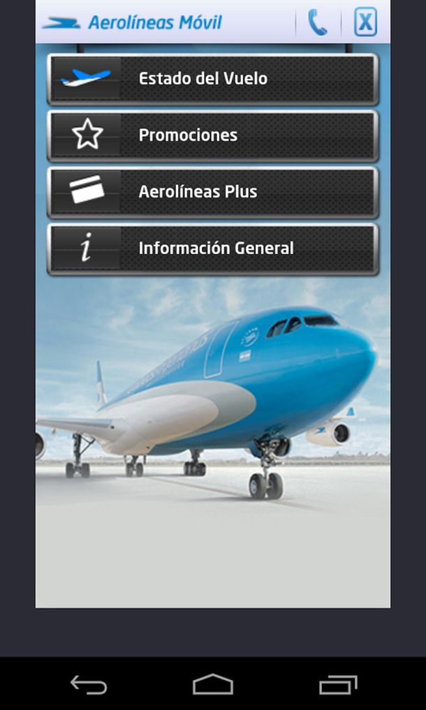 Aerolíneas Argentinas ahora permite hacer check-in a través del celular