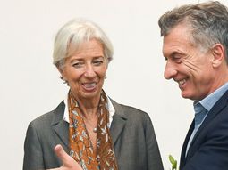 Christine Lagarde y Mauricio Macri