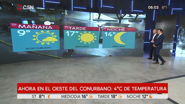 Pronóstico del tiempo del jueves 23 de mayo de 2019