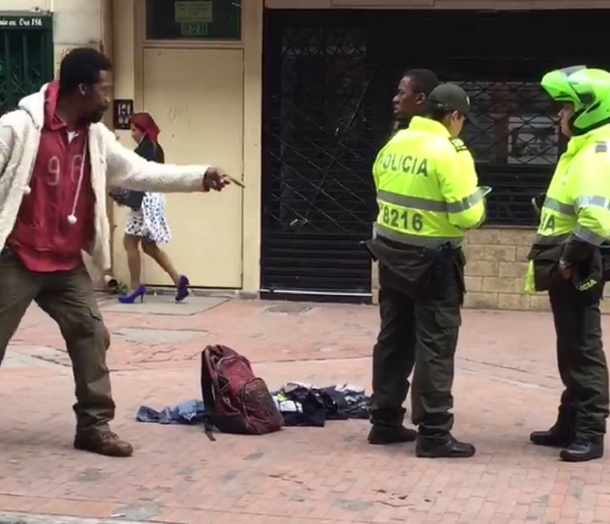 Un caso de racismo policial en Colombia se viralizó a través de las redes sociales