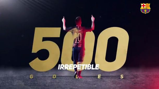 Barcelona le dedicó un emotivo video a Lionel Messi por sus 500 goles
