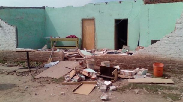 Las imágenes del temporal en Chaco