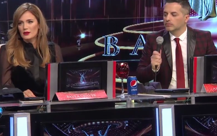 Paula Chaves debutó como jurado del Bailando