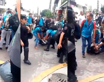 Tensión en Flores: la Policía detuvo a cuatro manteros e incautó un camión con mercadería