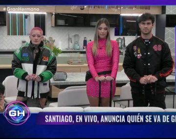 Juliana, Florencia y Nicolás, participantes de GRAN HERMANO.