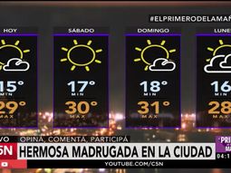 Pronóstico del tiempo del sábado 5 de noviembre de 2016