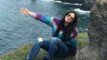 Natalia Vargas murió al caer 120 metros desde un parapente. Natalia Vargas murió al caer 120 metros desde un parapente.