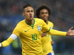 Neymar en la Selección de Brasil - Crédito:&nbsp;@CBF_Futebol