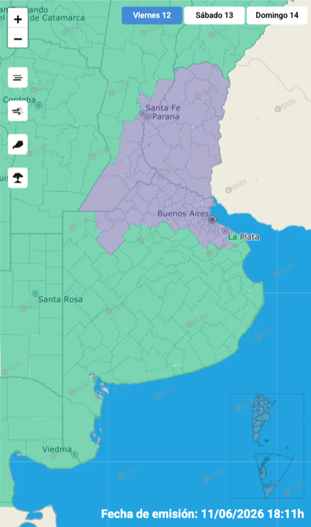 Alerta violeta por niebla genera preocupación en el AMBA: cuándo mejora la visibilidad Alerta violeta por niebla genera preocupación en el AMBA: cuándo mejora la visibilidad