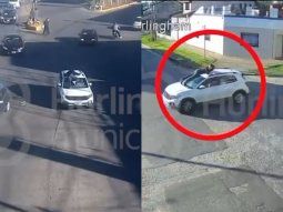 una mujer manejo con un hombre en el capot de su camioneta tras una discusion de transito una mujer manejo con un hombre en el capot de su camioneta tras una discusion de transito