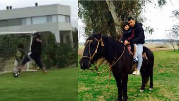 las vacaciones del kun agüero con benjamin: antes que los abuelos, estan los padres las vacaciones del kun agüero con benjamin: antes que los abuelos, estan los padres