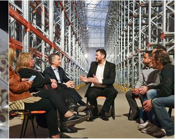 Uno de los trabajadores vende pepas y alfajores para subsistir