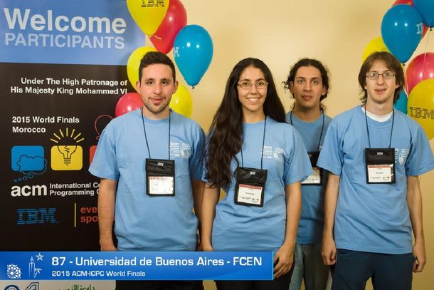 El equipo de la UBA le gana a Stanford y Princeton en el Mundial de Programación