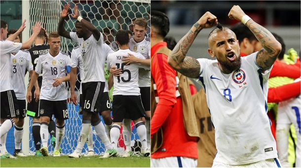 Alemania y Chile se batirán a duelo en la final de la Copa Confederaciones