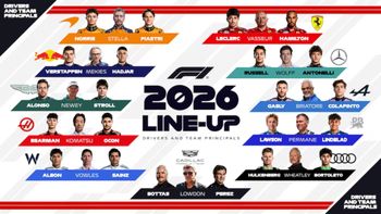 el nuevo tablero de la f1: asi se reconfiguro la grilla para la temporada 2026 el nuevo tablero de la f1: asi se reconfiguro la grilla para la temporada 2026