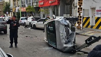 Choque múltiple en Bahía Blanca.