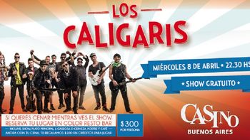 los caligaris haran un show gratuito en casino buenos aires los caligaris haran un show gratuito en casino buenos aires