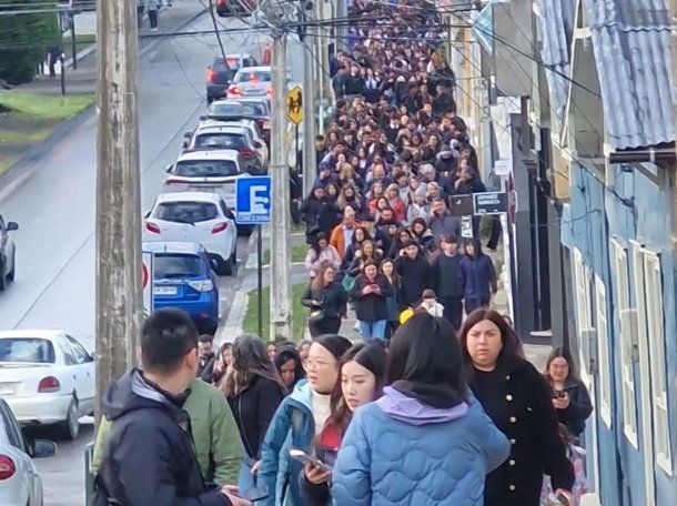 Así se activó el alerta por tsunami en el sur de Chile, cerca de Ushuaia