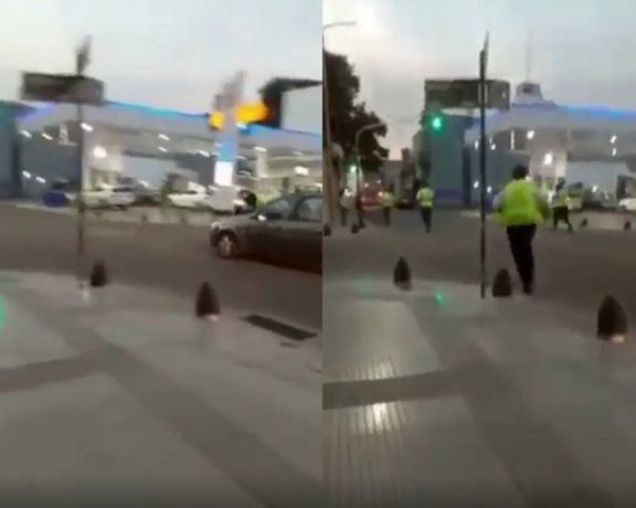 Paraná: atropelló a un inspector de tránsito y lo arrastró una cuadra sobre el capó
