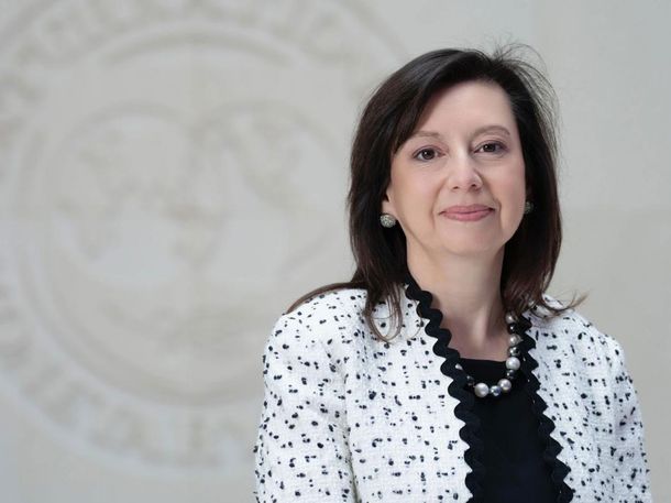 Julie Kozack, portavoz del FMI Julie Kozack, portavoz del FMI