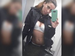 Escándalo en Bahía Blanca: se viralizaron fotos hot de una policía con el uniforme