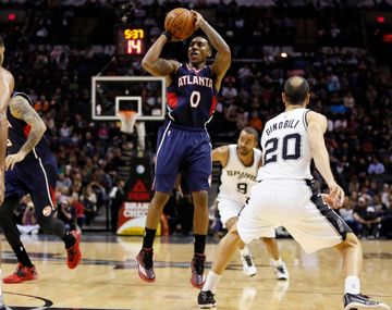 Los Spurs de Manu Ginóbili derrotaron Atlanta Hawks