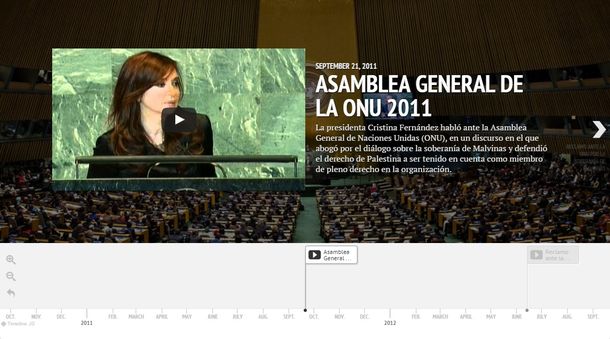 TIMELINE: Los discursos de CFK ante la ONU durante su último mandato