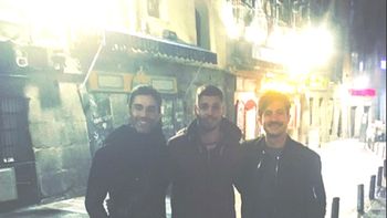 encuentro de galanes: mariano martinez y el chino darin, juntos en madrid encuentro de galanes: mariano martinez y el chino darin, juntos en madrid