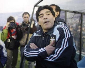 Maradona terminó dándole la clasificación a Argentina en la última fecha