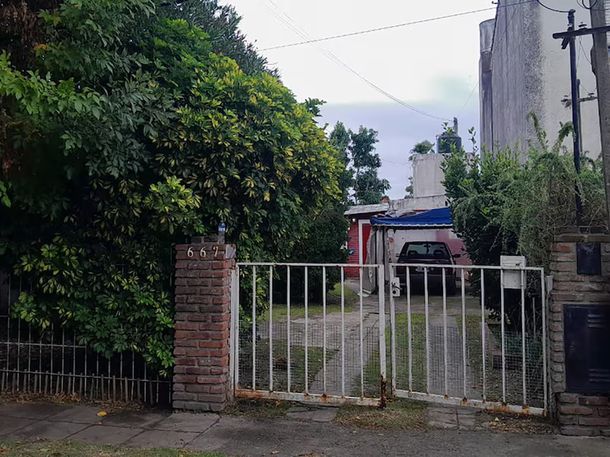 La casa donde asesinaron al jubilado