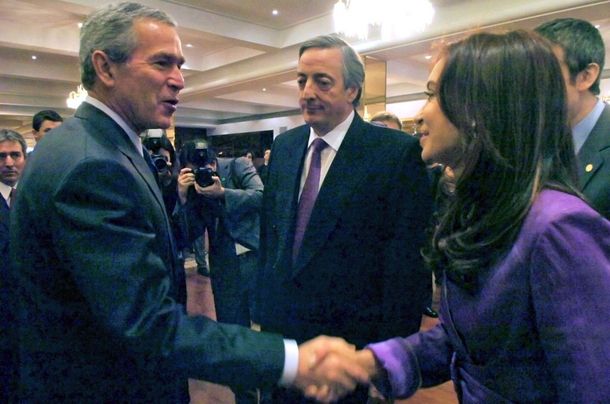 Bush y cristina