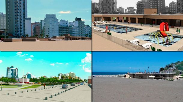 Mar del Plata: así quedará el popular balneario La Perla