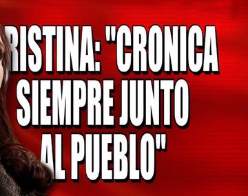 Cristina en Crónica