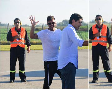 Ricky Martin ya llegó al país para presentarse en Villa María