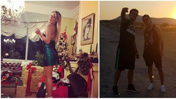 Brian Lanzelotta pasó la Navidad con Francisco Delgado Brian Lanzelotta pasó la Navidad con Francisco Delgado