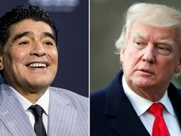 Maradona le dijo chirolita a Trump y se quedó sin visa Maradona le dijo chirolita a Trump y se quedó sin visa