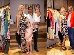 Nicole Neumann y Fabián Cubero se mostraron juntos con sus hijas. Nicole Neumann y Fabián Cubero se mostraron juntos con sus hijas.