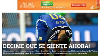 ahora en brasil se rien de la derrota argentina en la final ahora en brasil se rien de la derrota argentina en la final